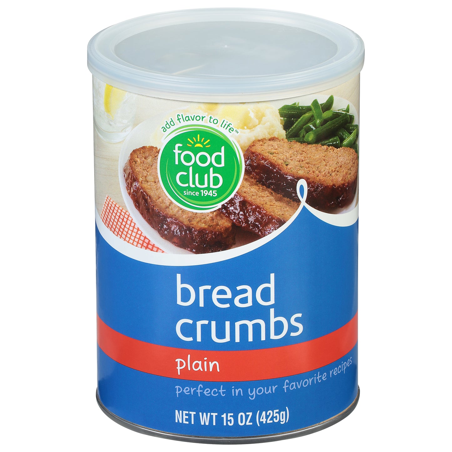 Food Club Plain Bread Crumbs 15 oz