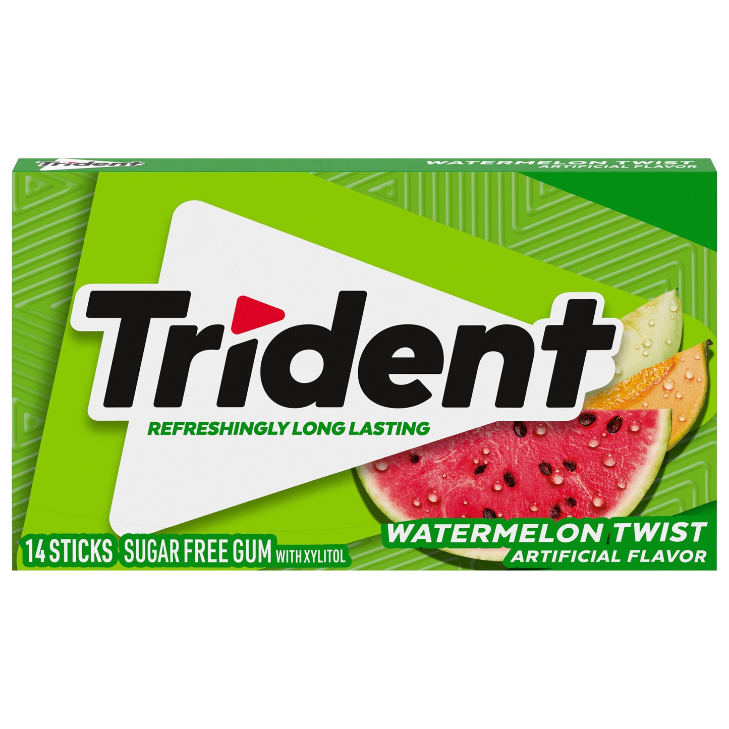 Trident Watermelon Twist Sugar Free Gum, 14 Piece Pack