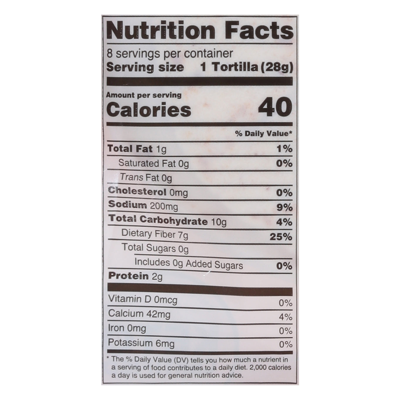 Ole Mexican Foods Xtreme Wellness High Fiber Tortillas Snack Size 8 ea