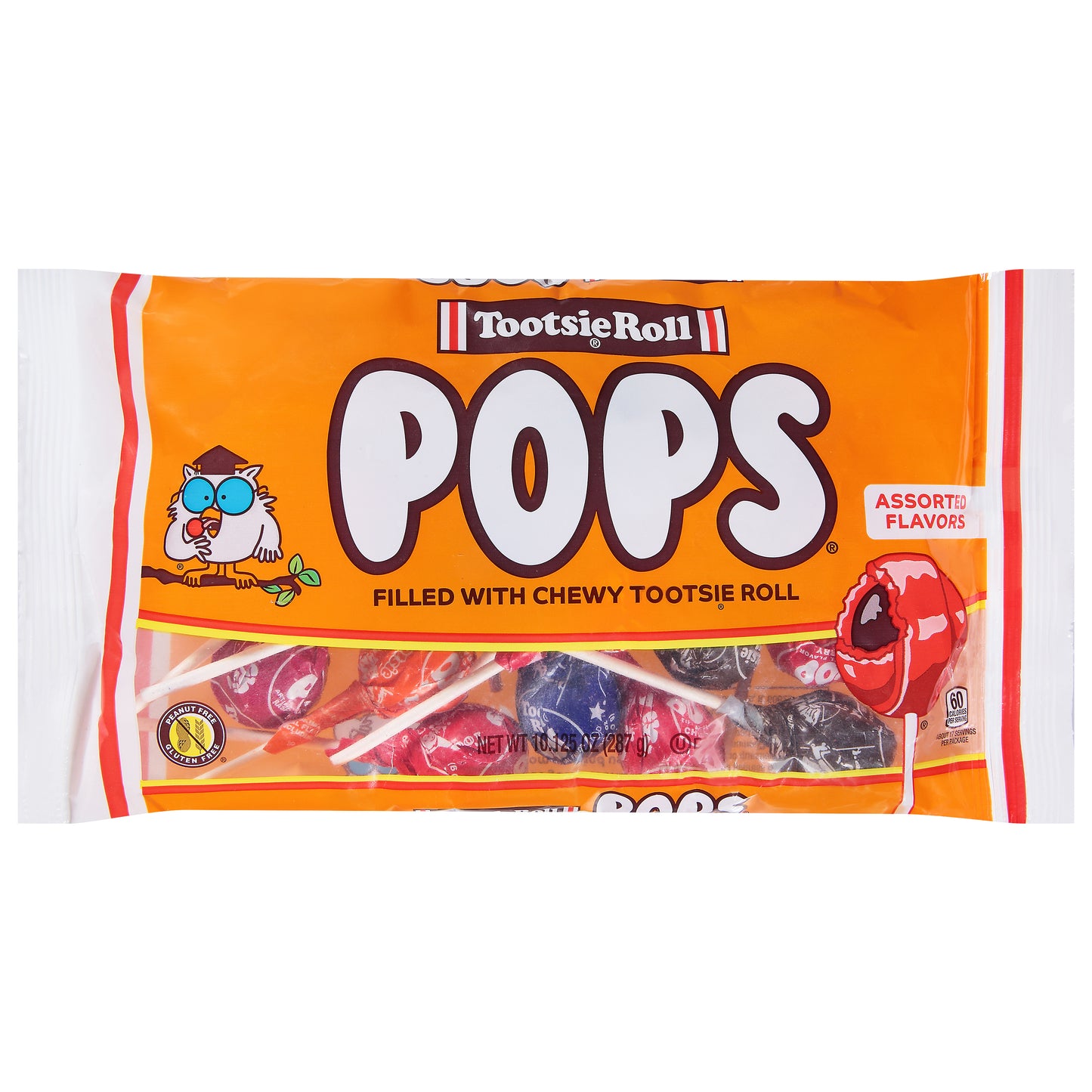 Tootsie Roll Pops Assorted Flavors Candy 10.125 oz