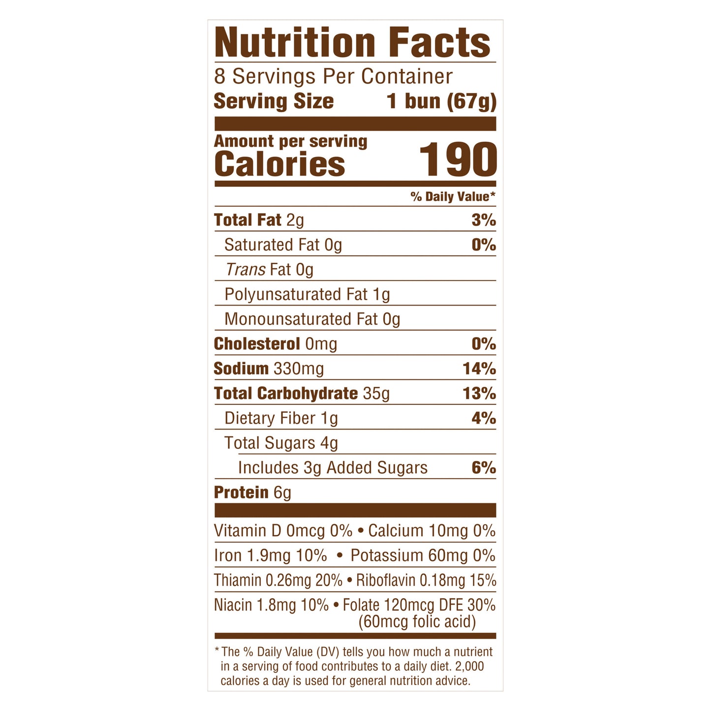 Sara Lee Artesano Bakery Rolls, 8 count, 19 oz