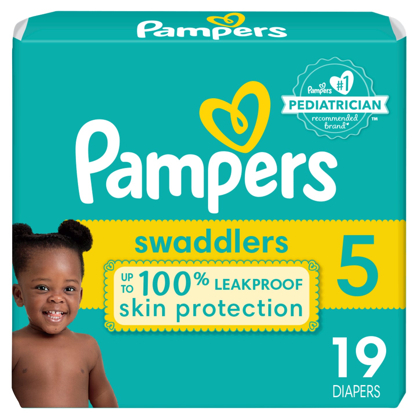 Pampers Swaddlers Active Baby Diaper Size 5 19 Count