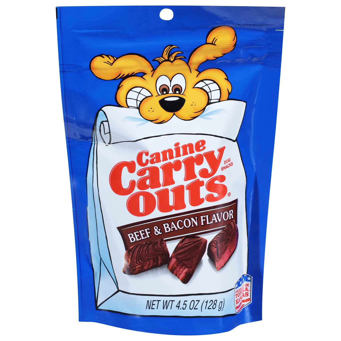 Canine Carry Outs Beef & Bacon Flavor Dog Snacks 4.5 oz
