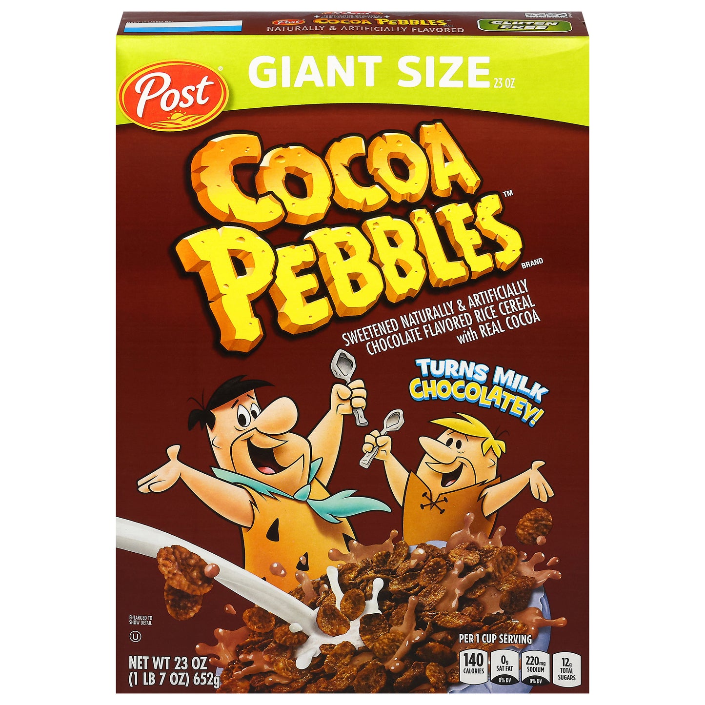 Cocoa Pebbles Cereal Giant Size 23 oz