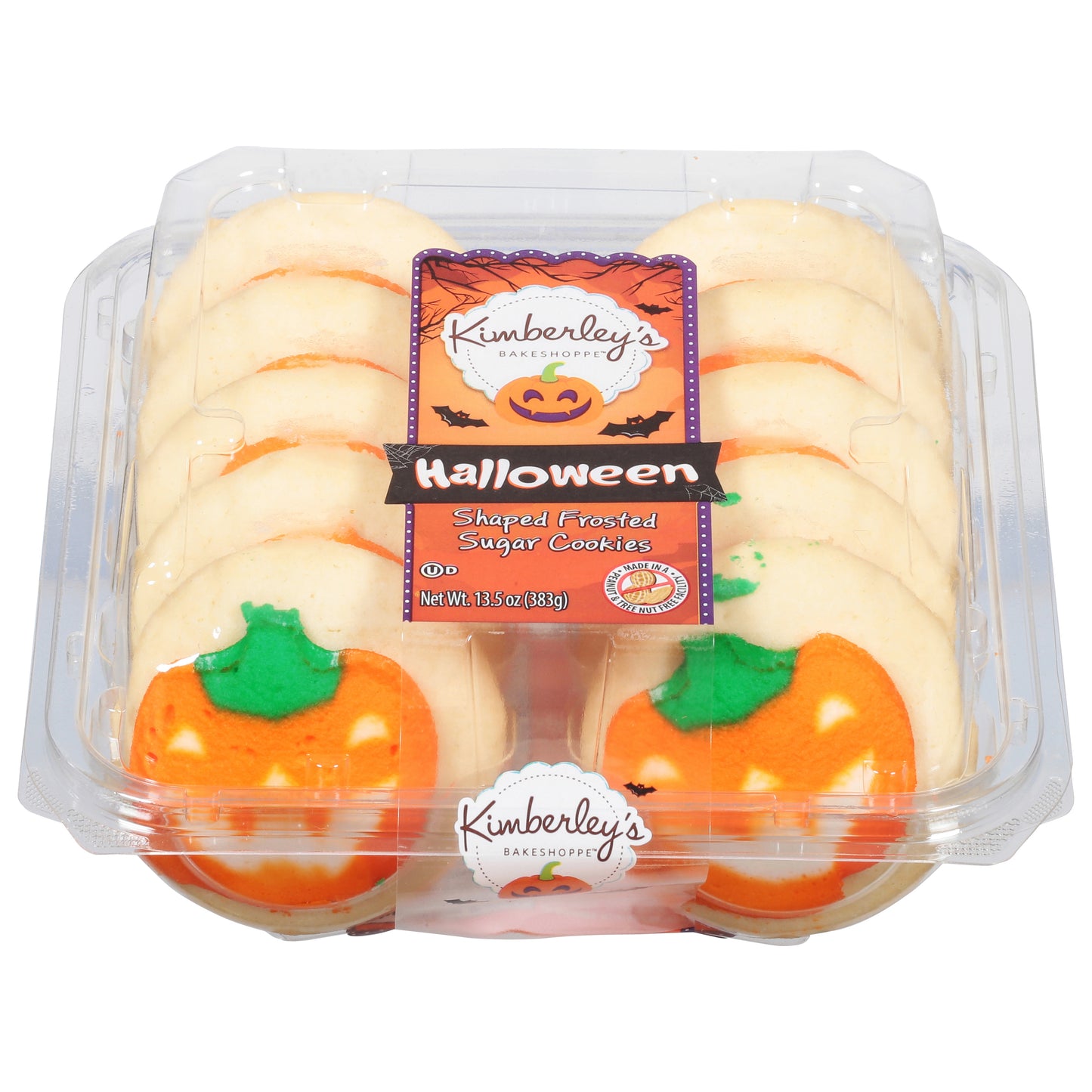 Kimberley's Bakeshoppe Shaped Frosted Halloween Sugar Cookies 13.5 oz