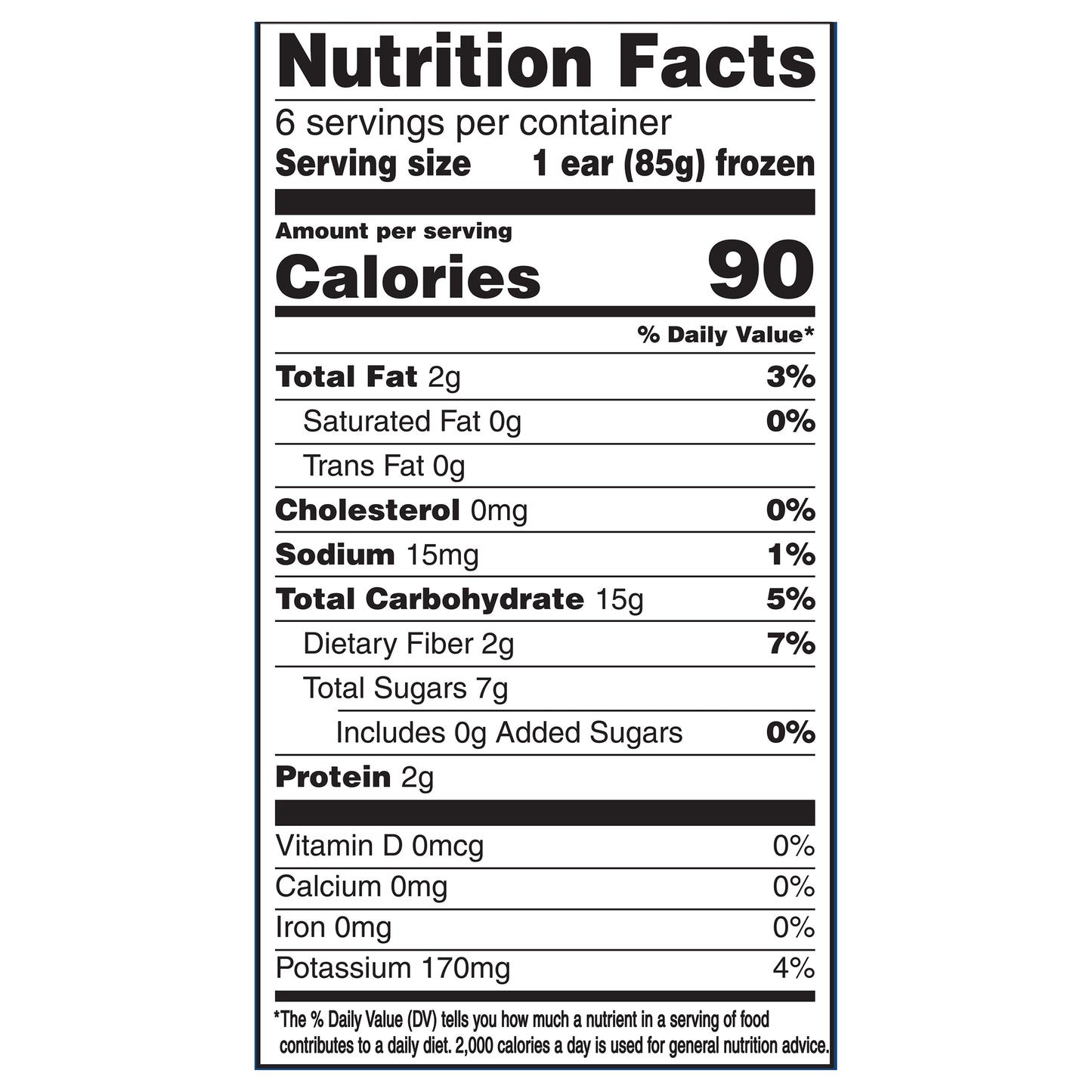 Birds Eye Mini Sweet Corn on the Cob, Frozen Vegetable, 6 Count