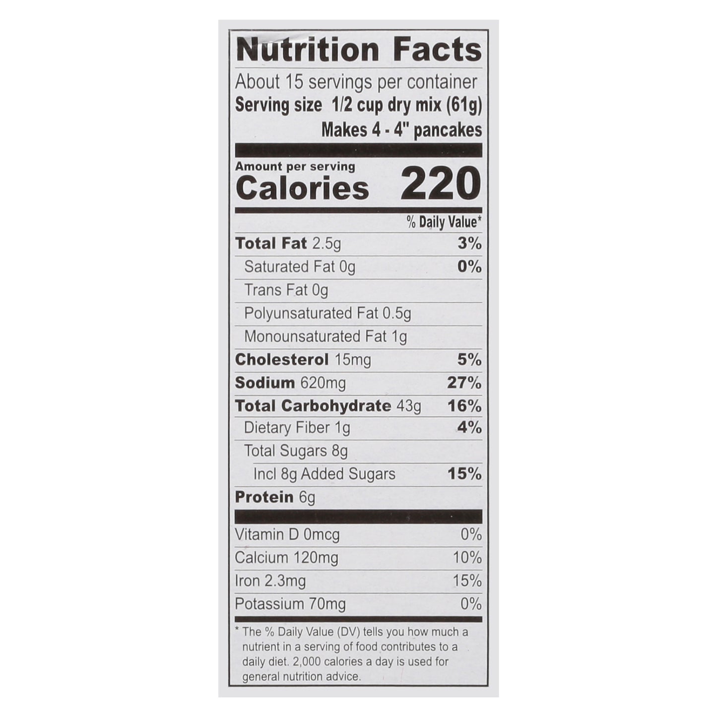 Food Club Buttermilk Complete Pancake & Waffle Mix 32 oz