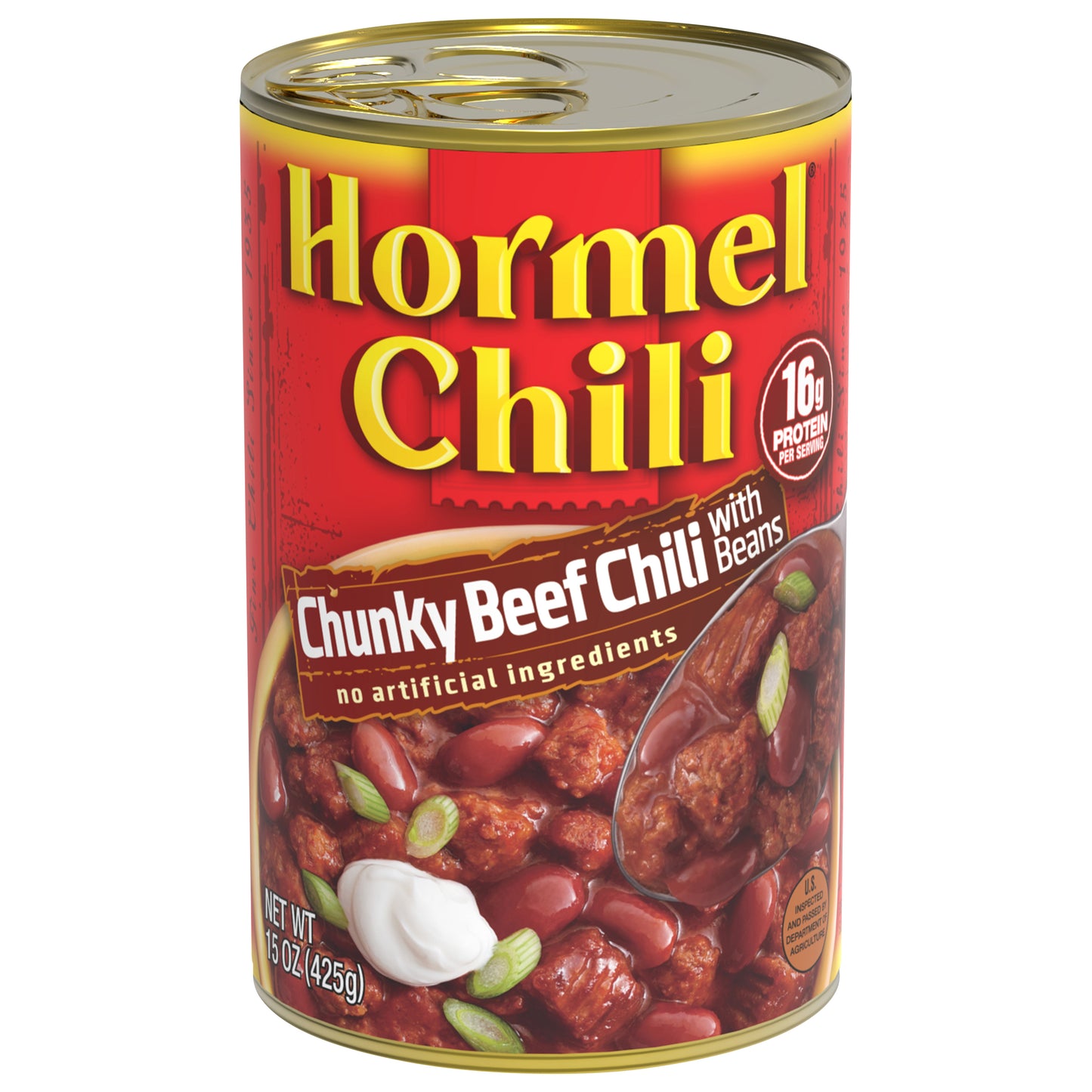 Hormel® Chunky Chili with Beef Beans 15 oz. Pull-Top Can