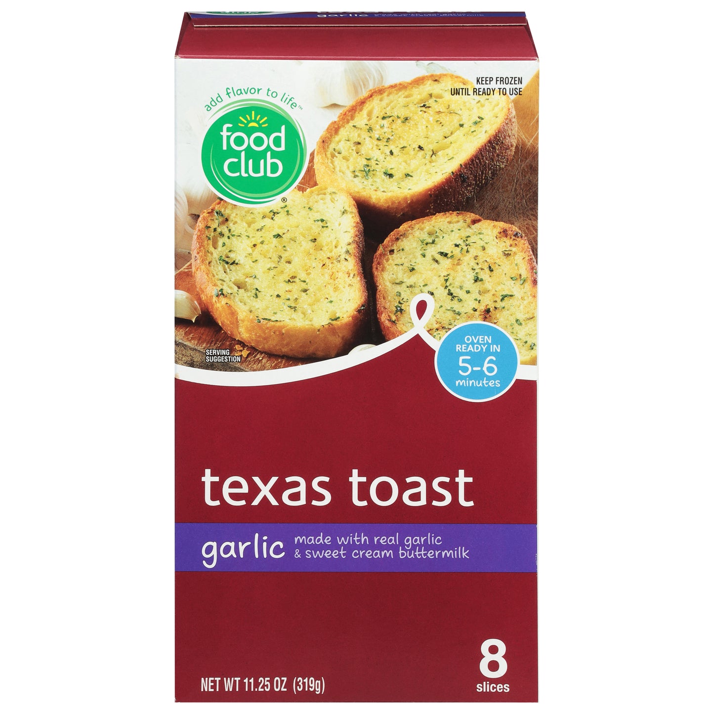 Food Club Garlic Texas Toast 8 ea