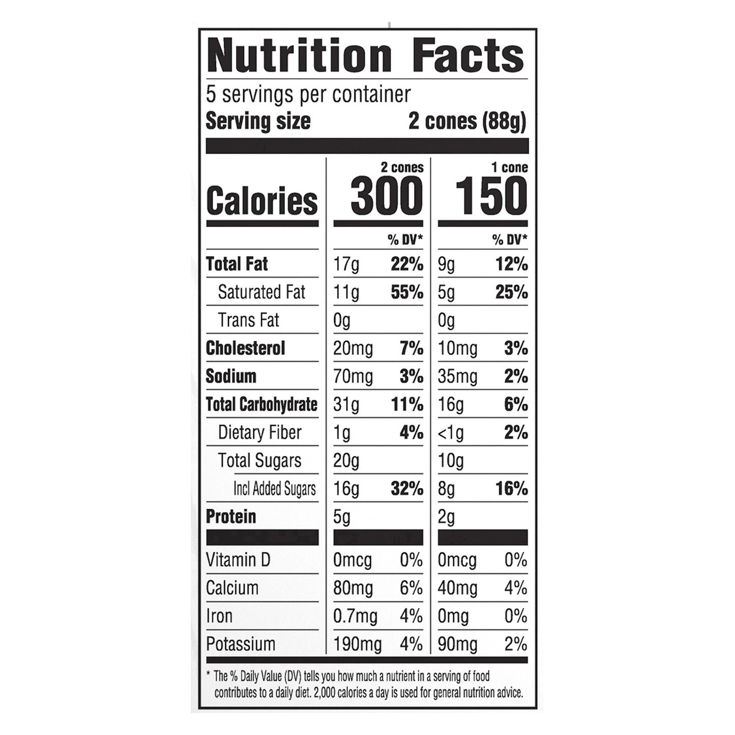 Crav'n Flavor Vanilla Mini Ice Cream Cones 10 ea