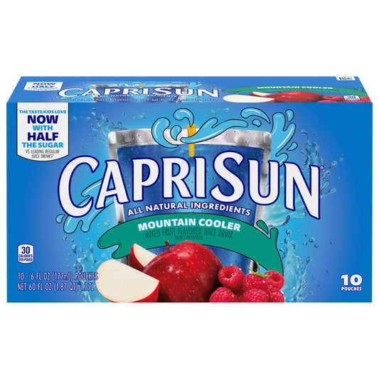 Capri Sun Mountain Cooler Juice Drink 10 - 6 fl oz Pouches