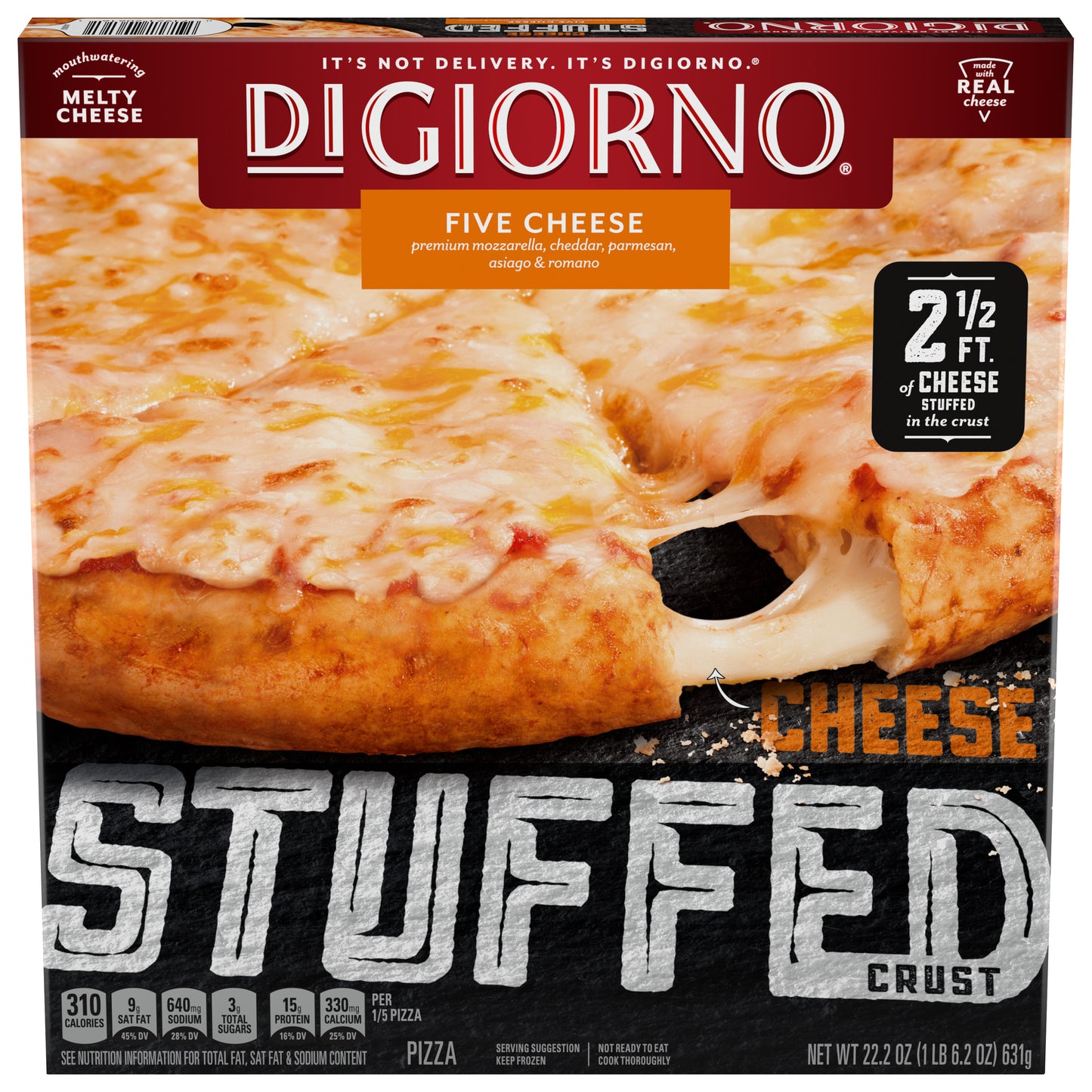 DiGiorno Cheese Stuffed Crust Five Cheese Pizza 22.2 oz