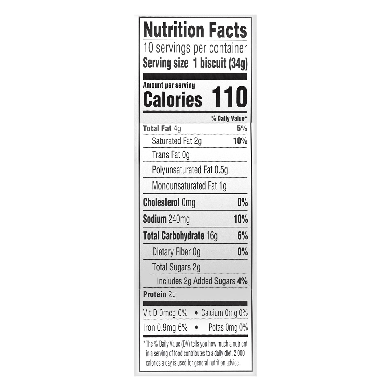 Food Club Texas Style Butter Biscuits 10 ea