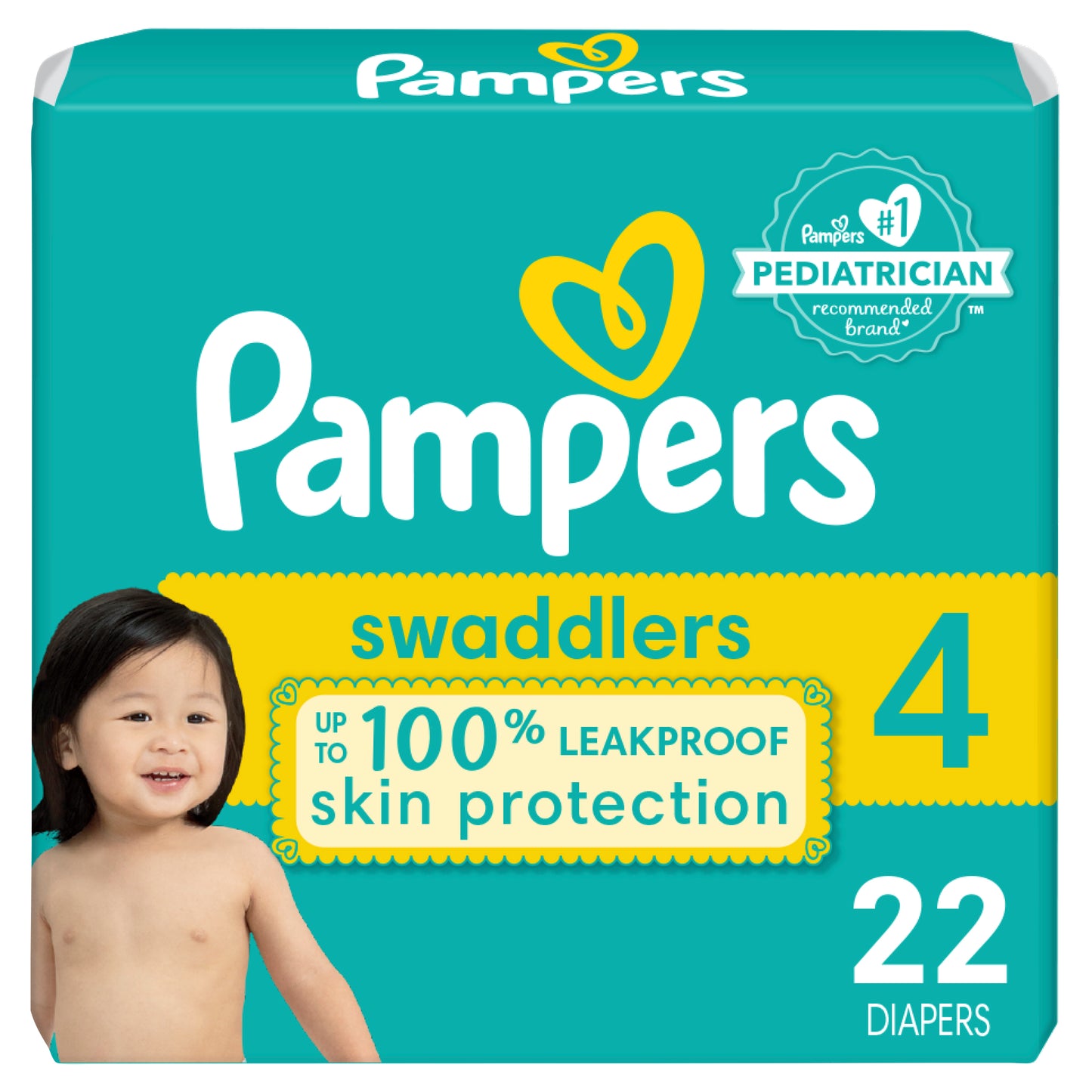 Pampers Swaddlers Active Baby Diaper Size 4 22 Count
