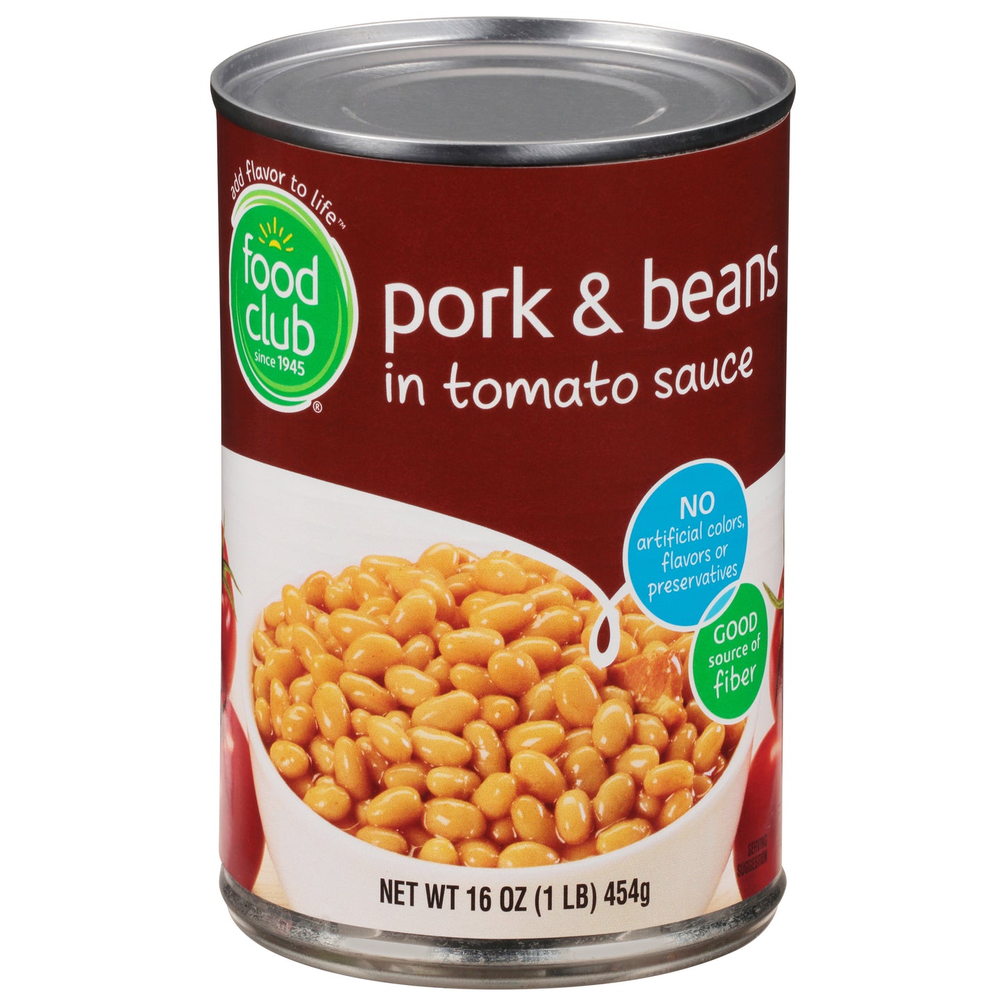 Food Club Pork & Beans in Tomato Sauce 16 oz