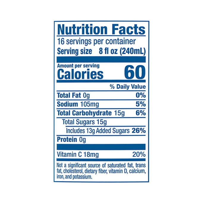 Hawaiian Punch Whitewater Wave, 1 gal bottle