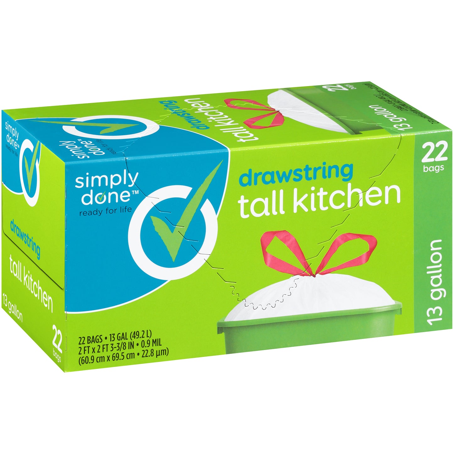 Drawstring Gallon Tall Kitchen Bags