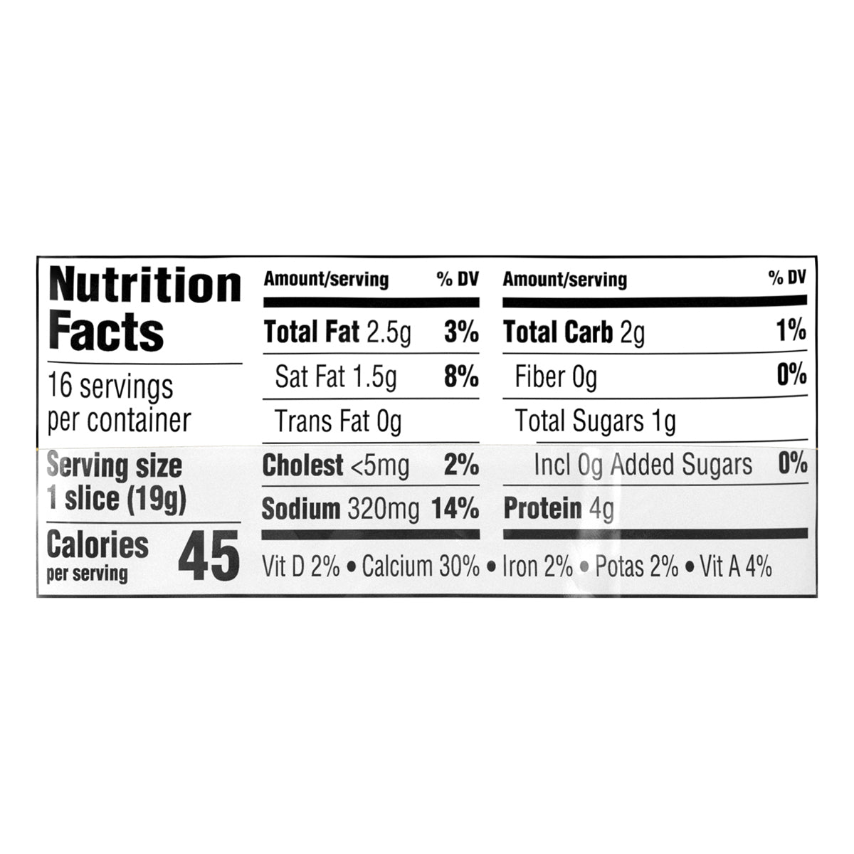 Food Club Reduced Fat Singles American Cheese 16 ea