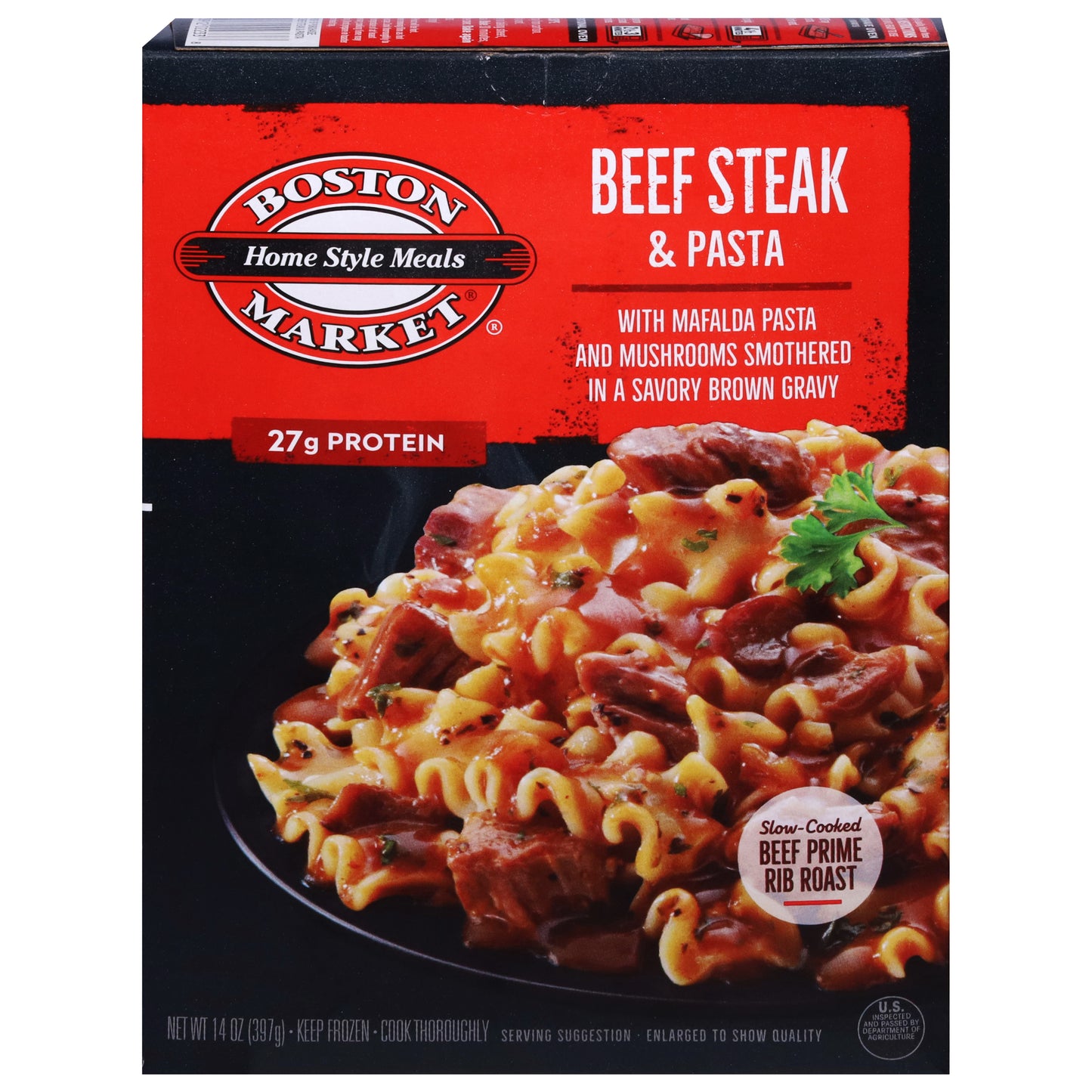 Boston Market Beef Steak & Pasta 14 oz