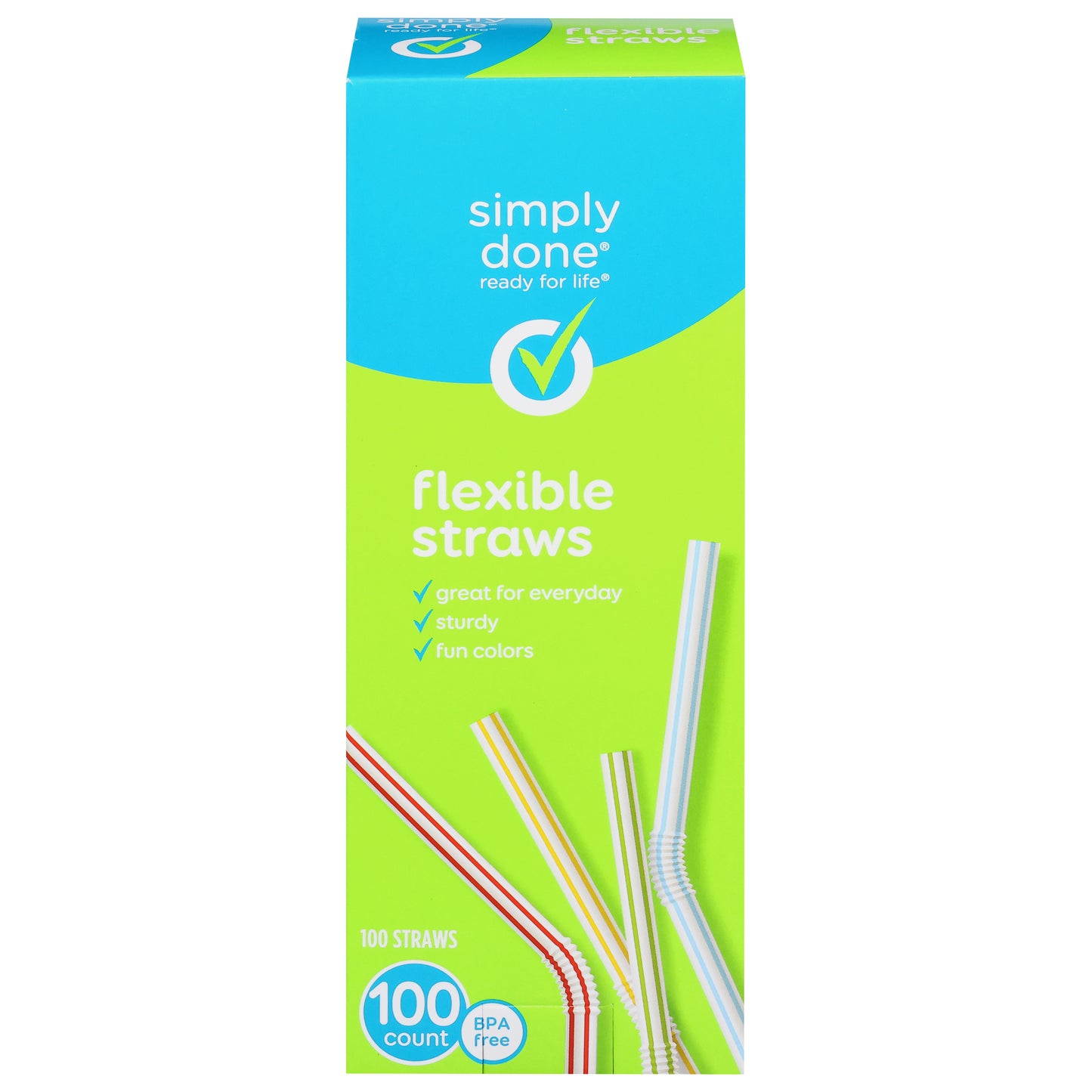 Simply Done Flexible Straws 100 ea