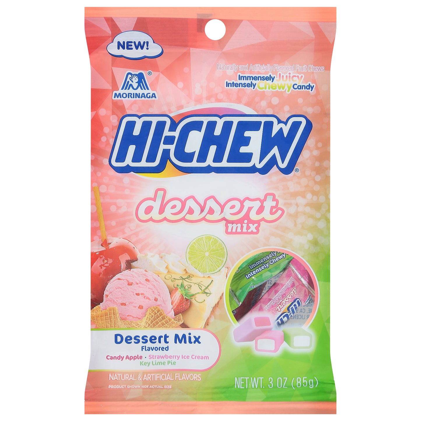 Morinaga Hi-Chew Dessert Mix Flavored Fruit Chews 3 oz