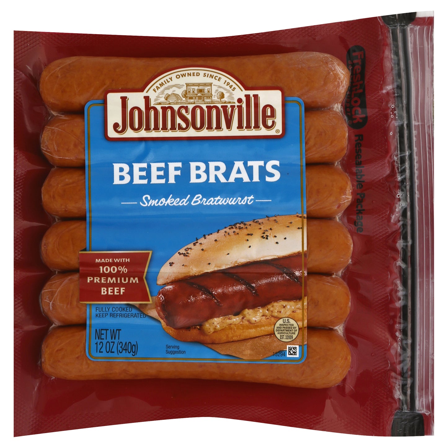 Johnsonville Bratwurst 12 oz