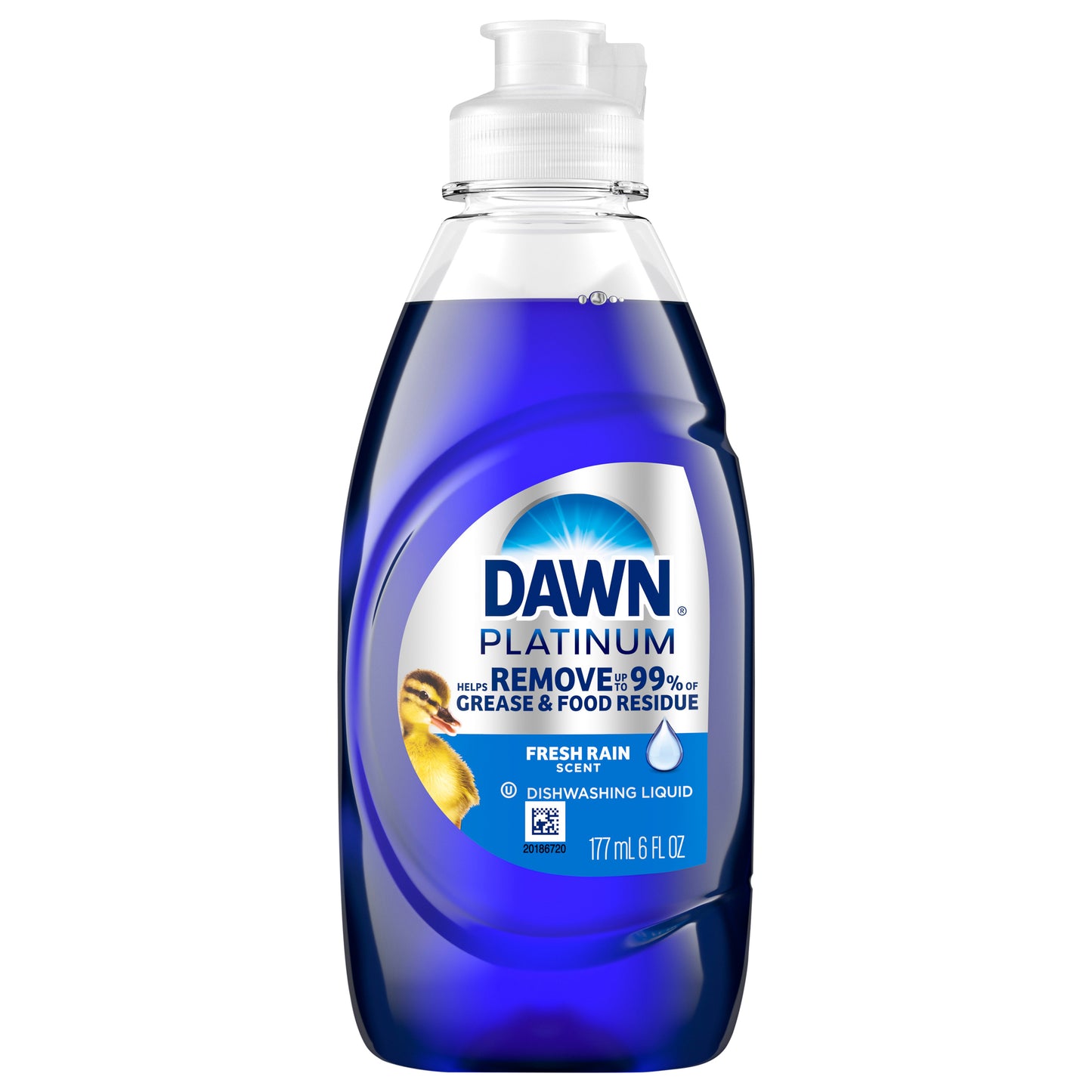 Dawn Platinum Dish Soap, Dishwashing Liquid, Fresh Rain, 6 Fl Oz