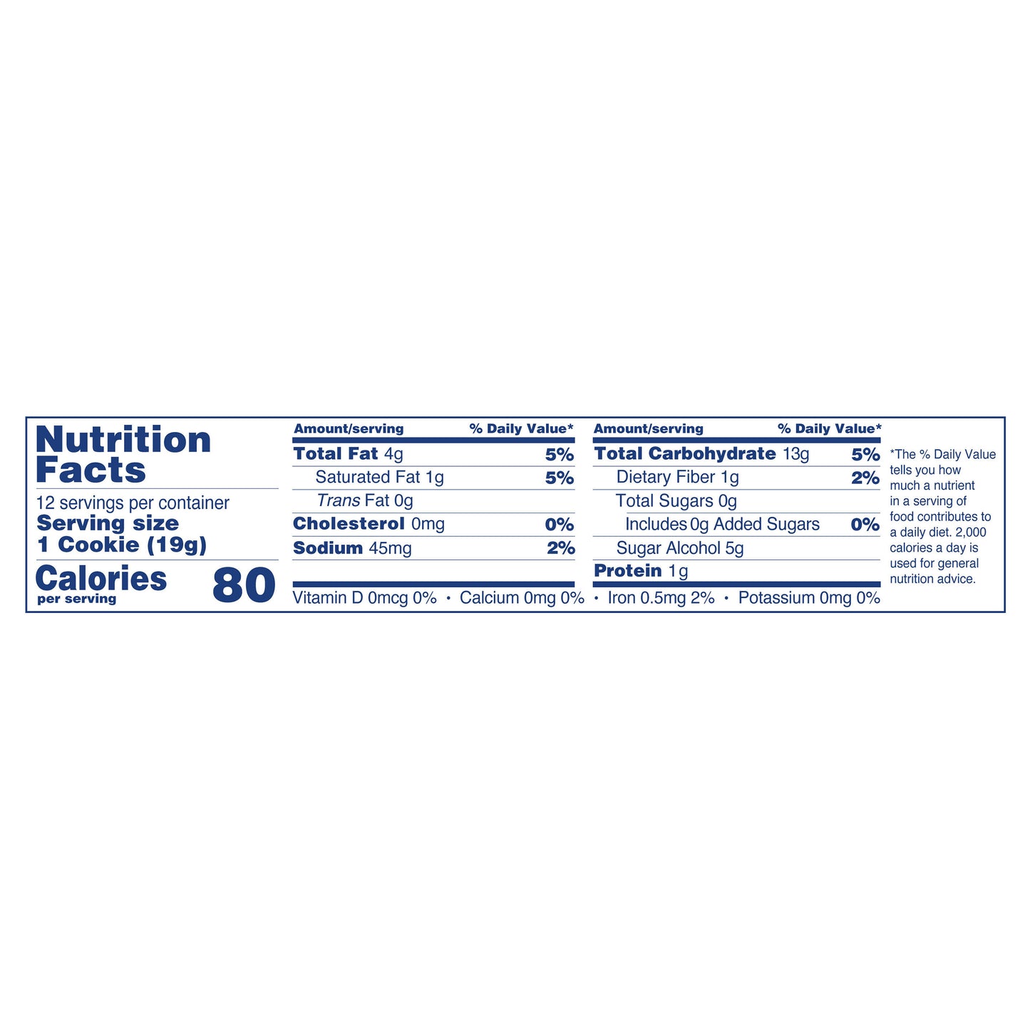 VOORTMAN Bakery Zero Sugar Oatmeal Cookies 8 oz