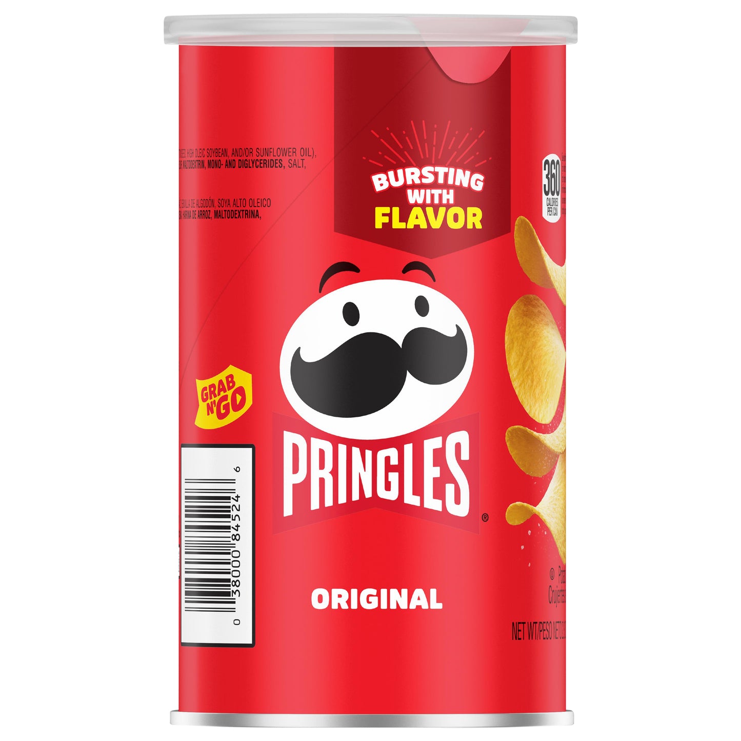 Pringles Grab N' Go Original Potato Crisps 2.3 oz