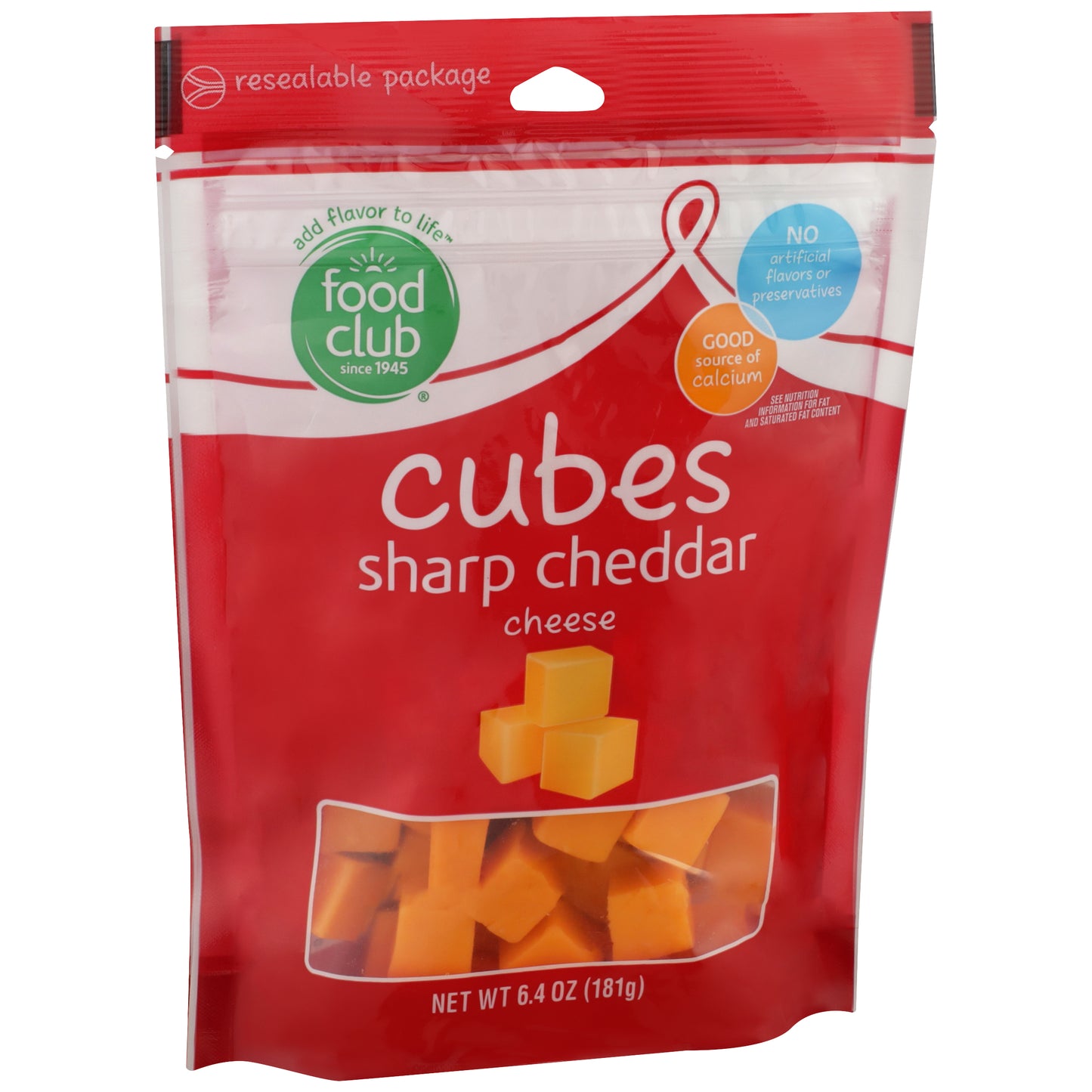Sharp Cheddar Cheese Cubes