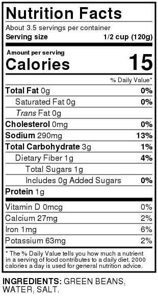 Cut Green Beans - Can 14.5 OZ