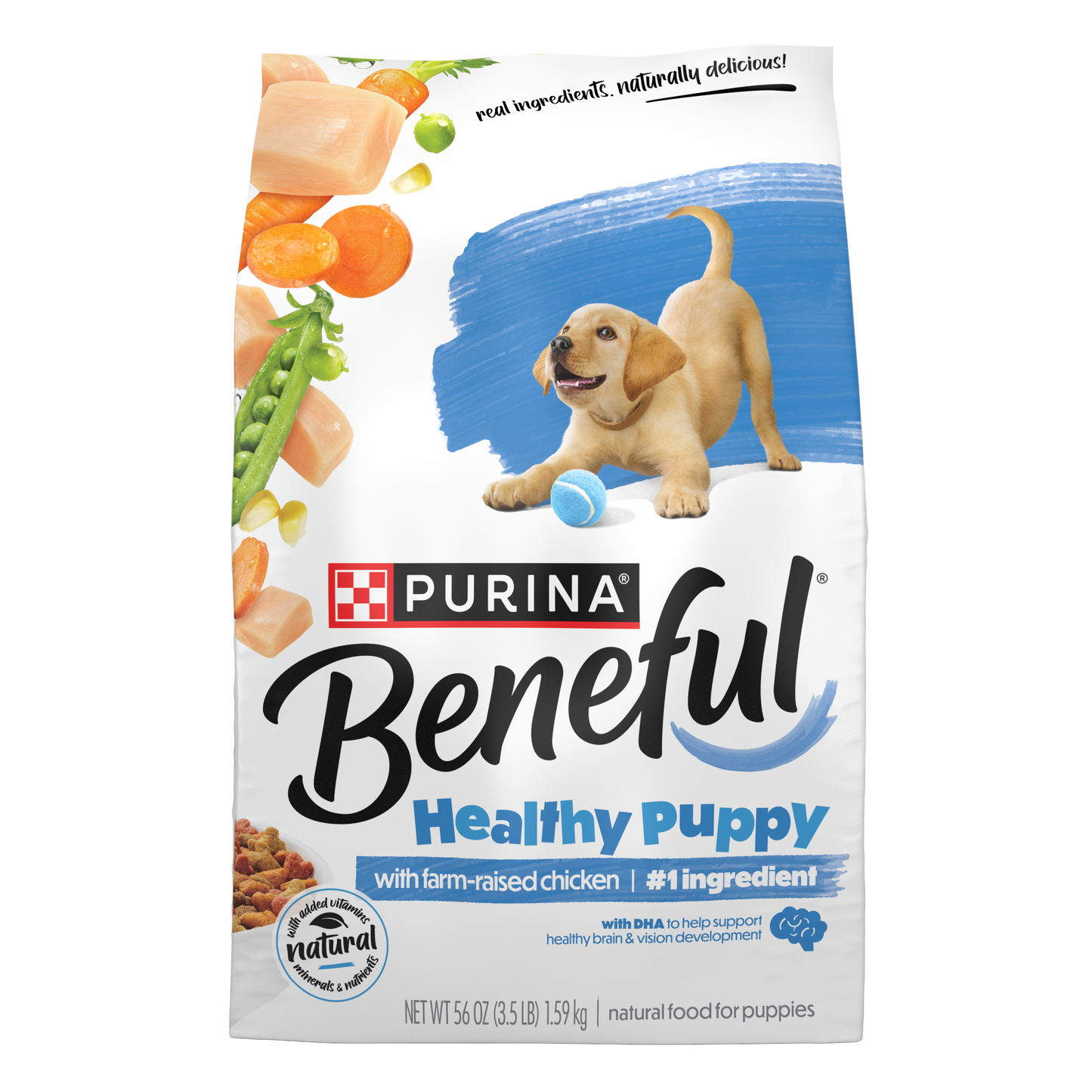 Purina Beneful Healthy Puppy Natural High Protein Puppy Dry Dog Food With Farm-Raised Chicken