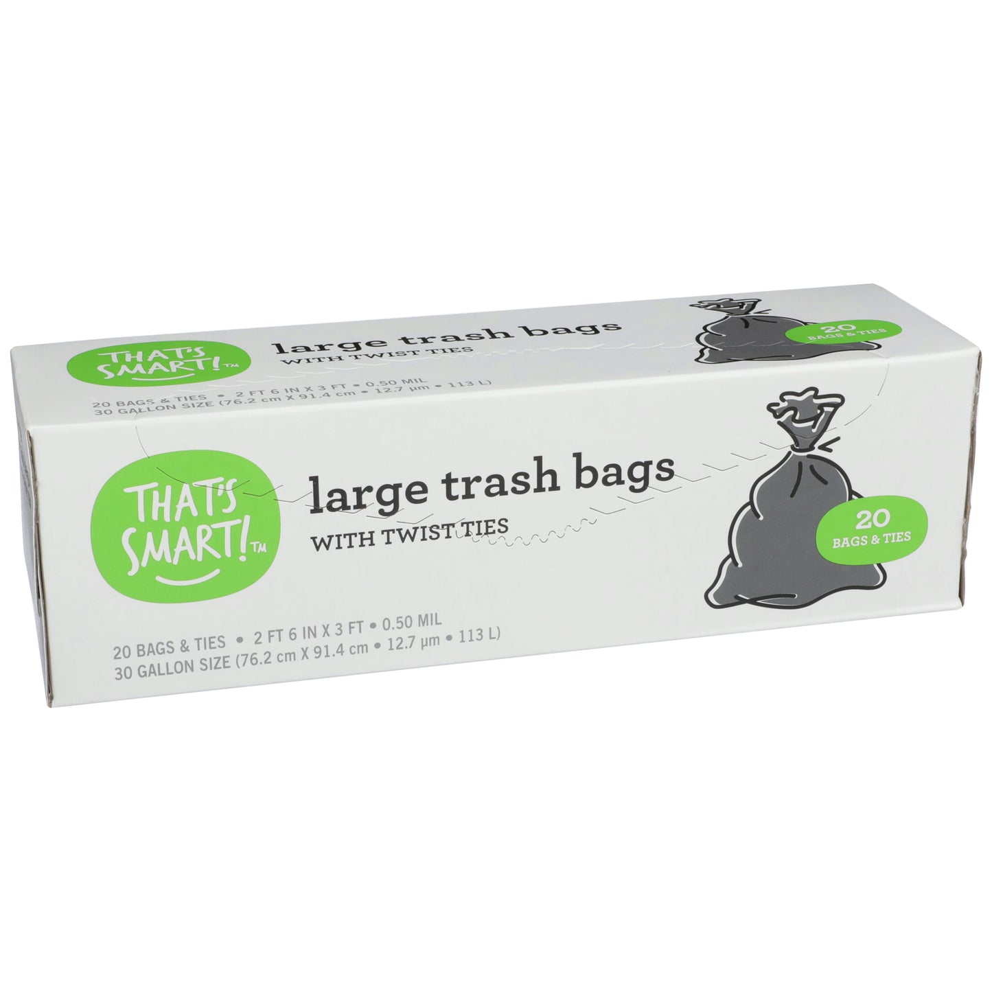 Large Trash Bags With Twist Ties