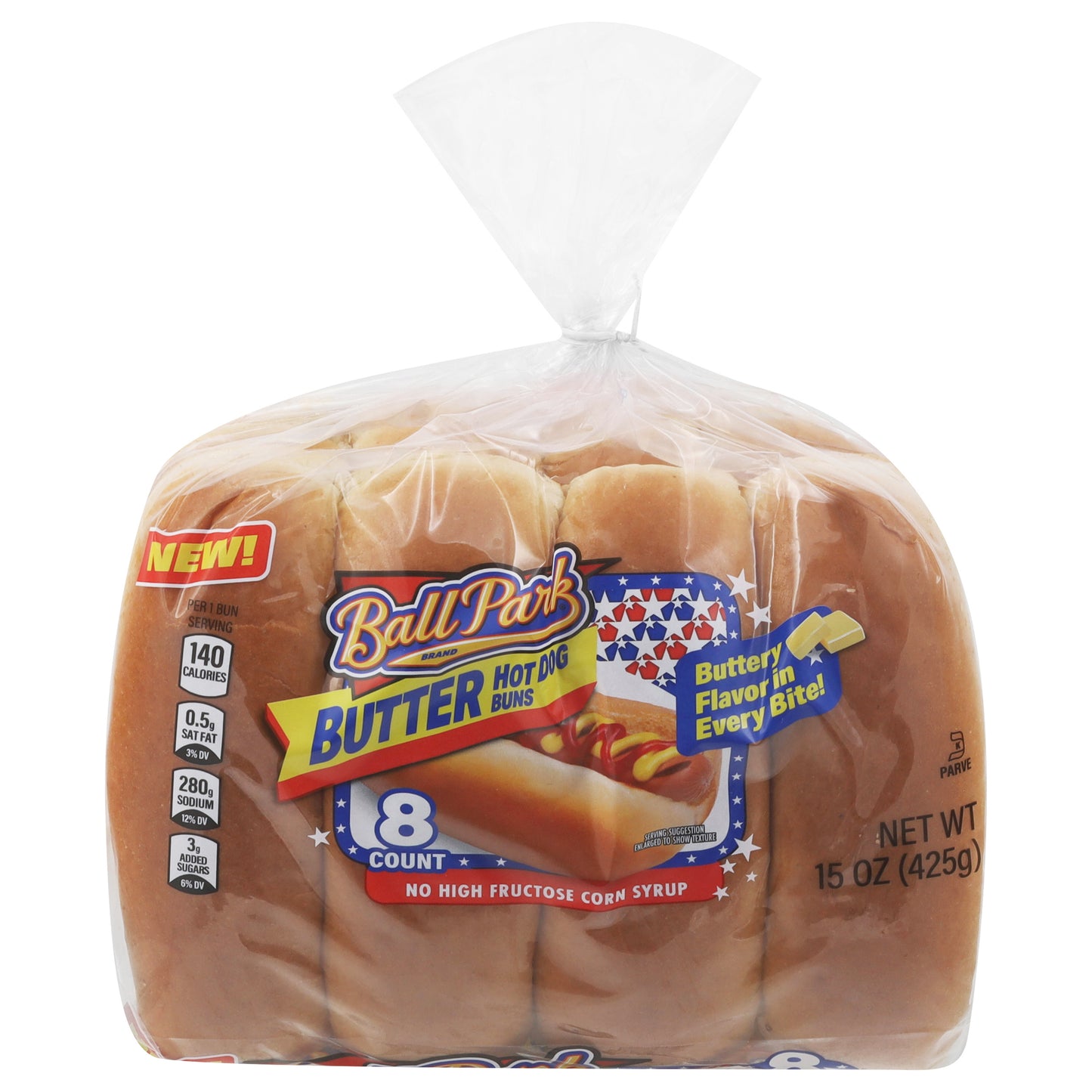Ball Park Butter Hot Dog Buns 8 Each