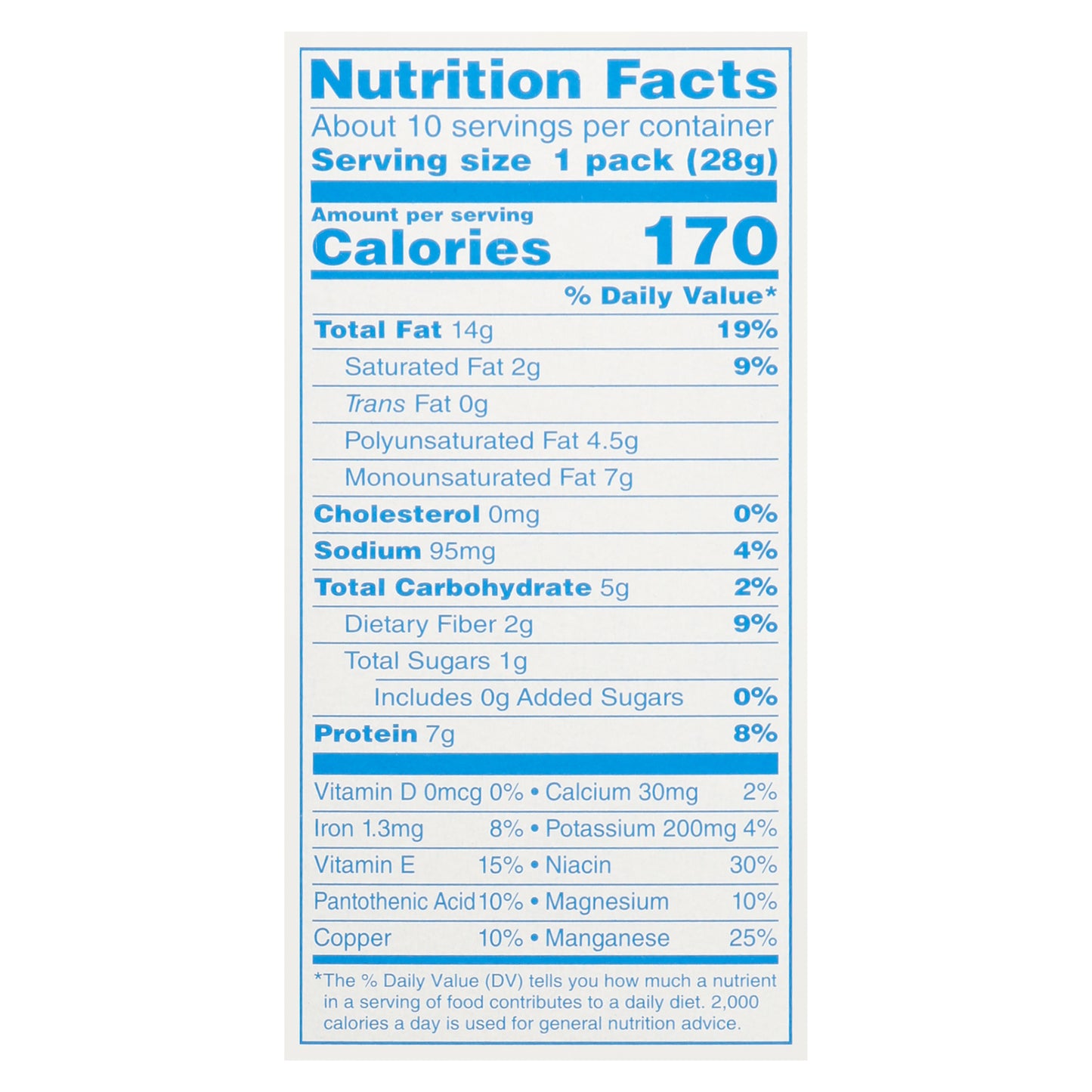 Planters Salted Peanuts 10 - 1 oz Packs