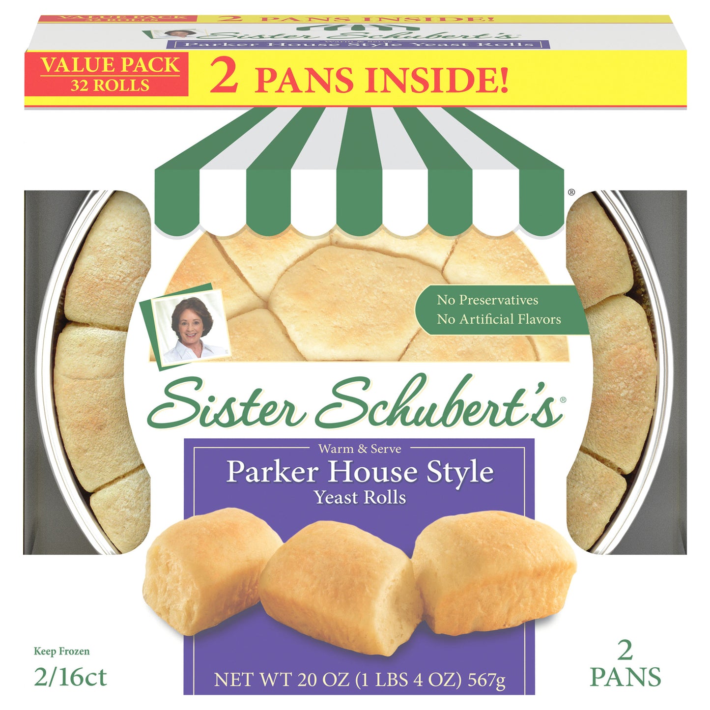 Sister Schubert's Value Pack Parker House Style Yeast Rolls 2 Pans 2 ea