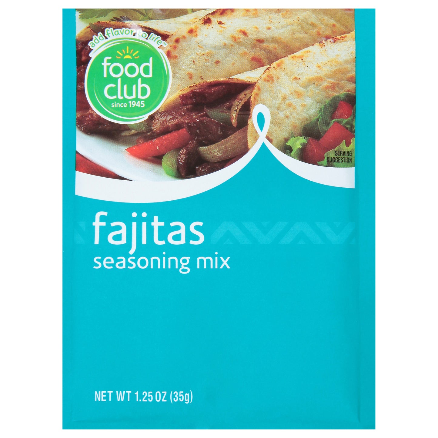 Food Club Fajitas Seasoning Mix 1.25 oz