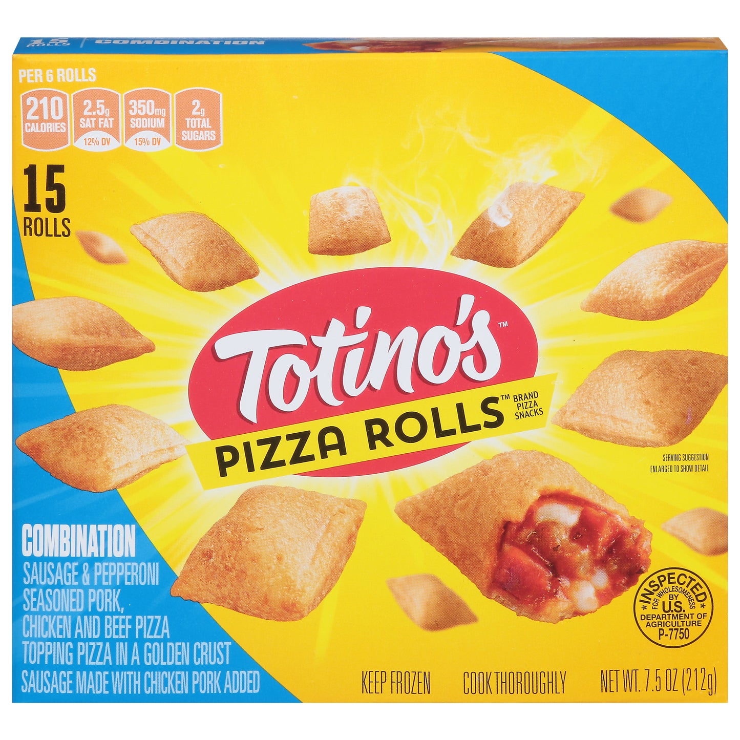 Totino's Combination Pizza Rolls 15 ea