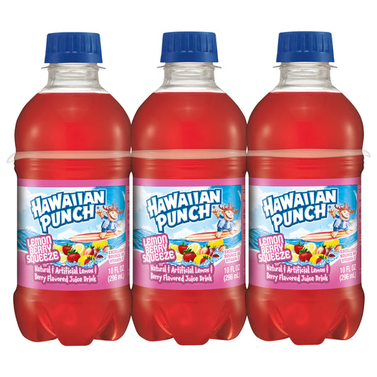 Hawaiian Punch Lemon Berry Squeeze Juice Drink 6 ea