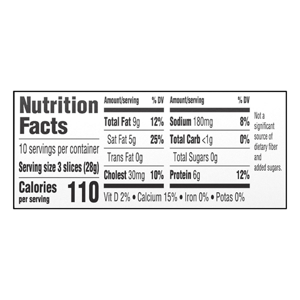 Food Club Cracker Cut Sharp Cheddar Cheese 30 ea