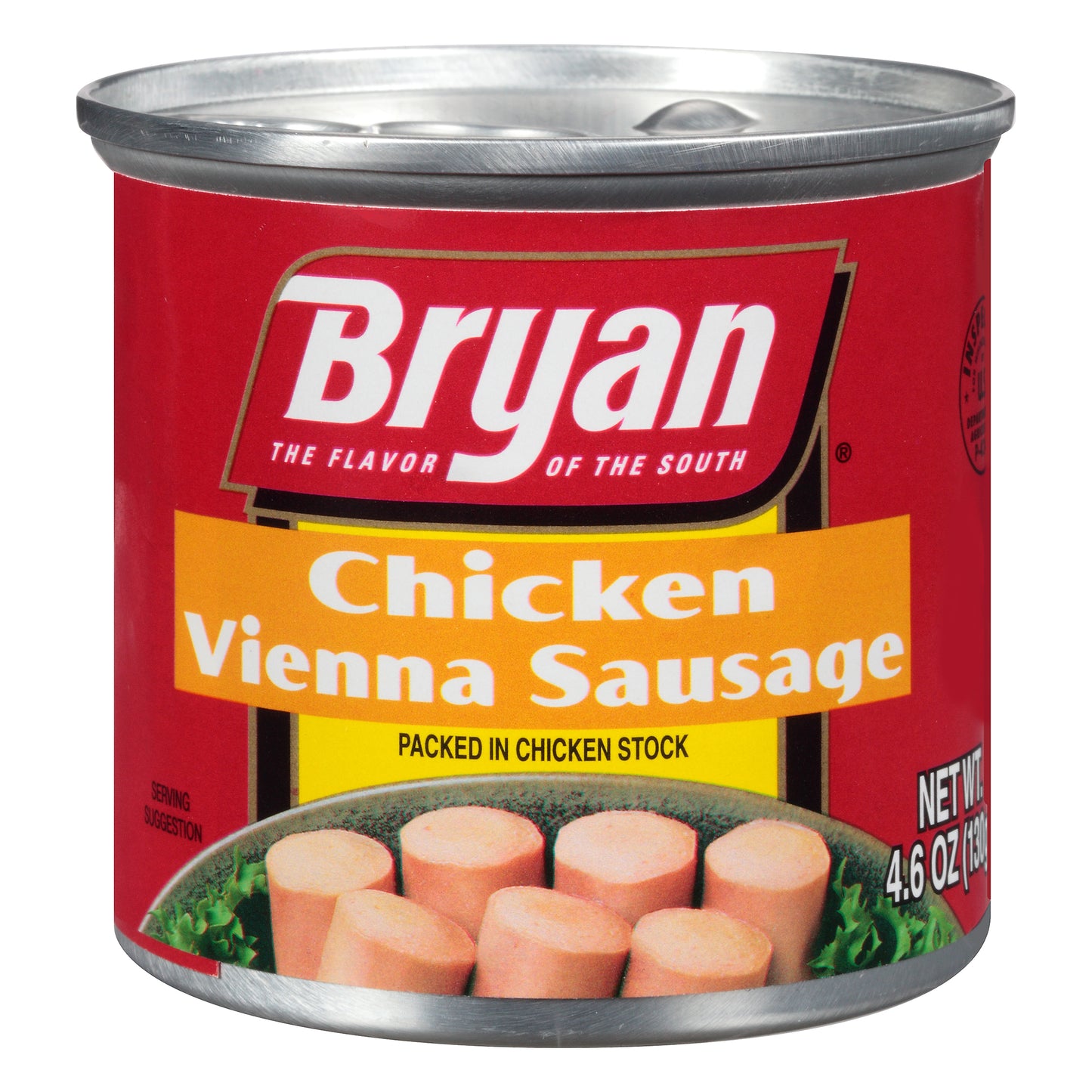 Bryan® Chicken Vienna Sausage 4.6 oz. Pull-Top Can