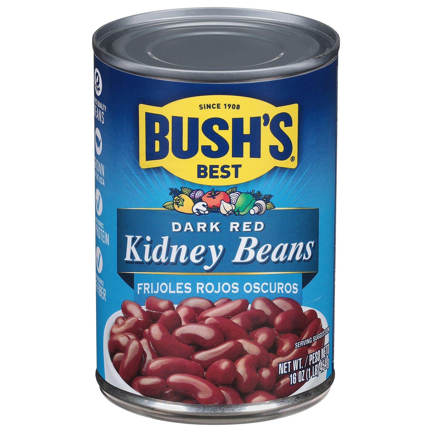 Bush's Best Dark Red Kidney Beans 16 oz