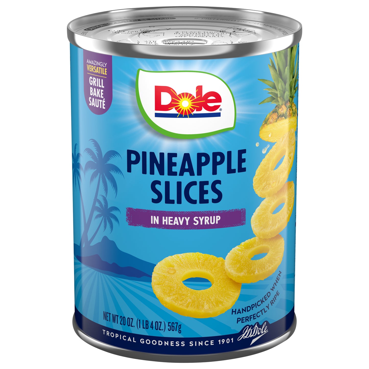 Dole Slices Pineapple in Heavy Syrup 20 oz