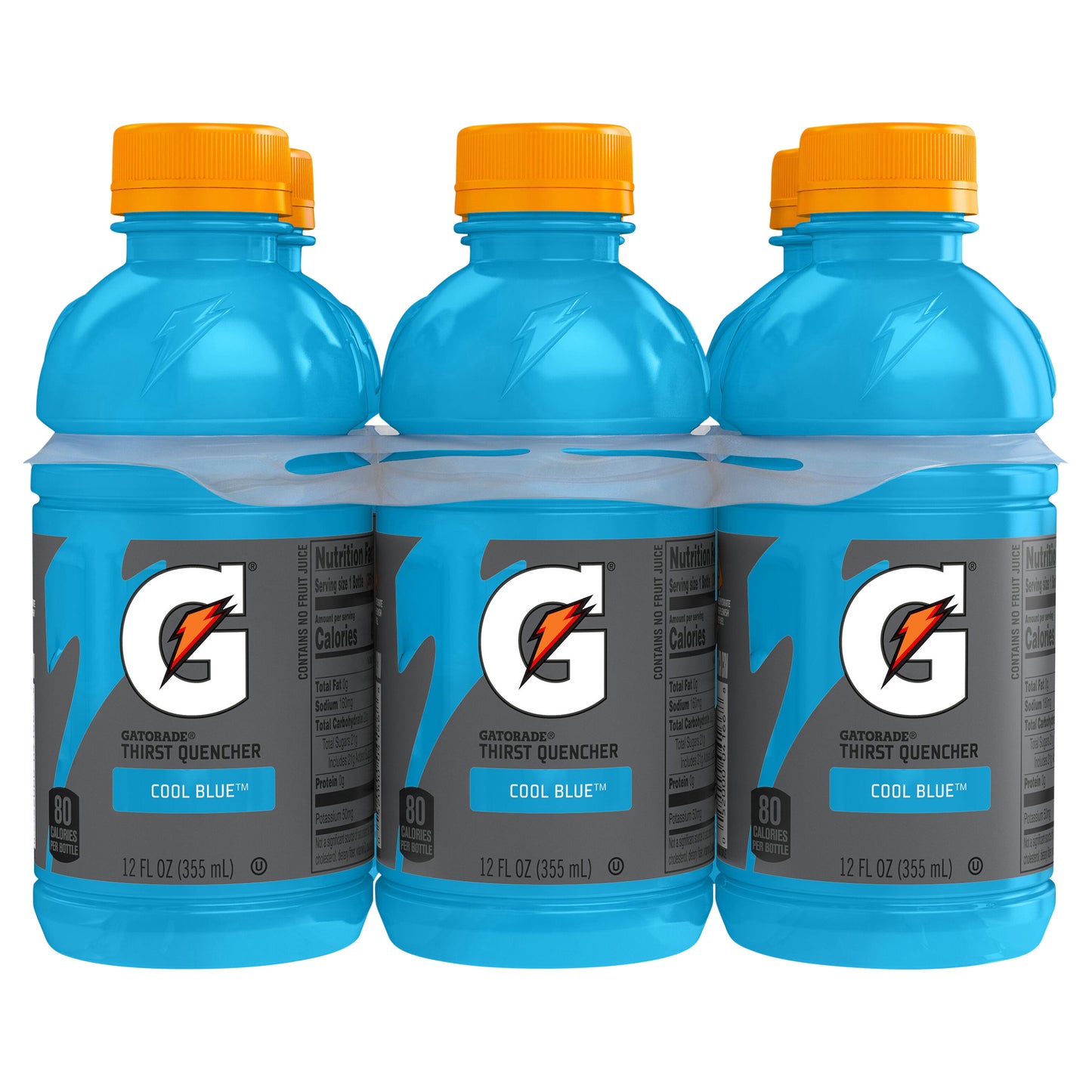 Gatorade Thirst Quencher Cool Blue 12 Fl Oz 6 Count