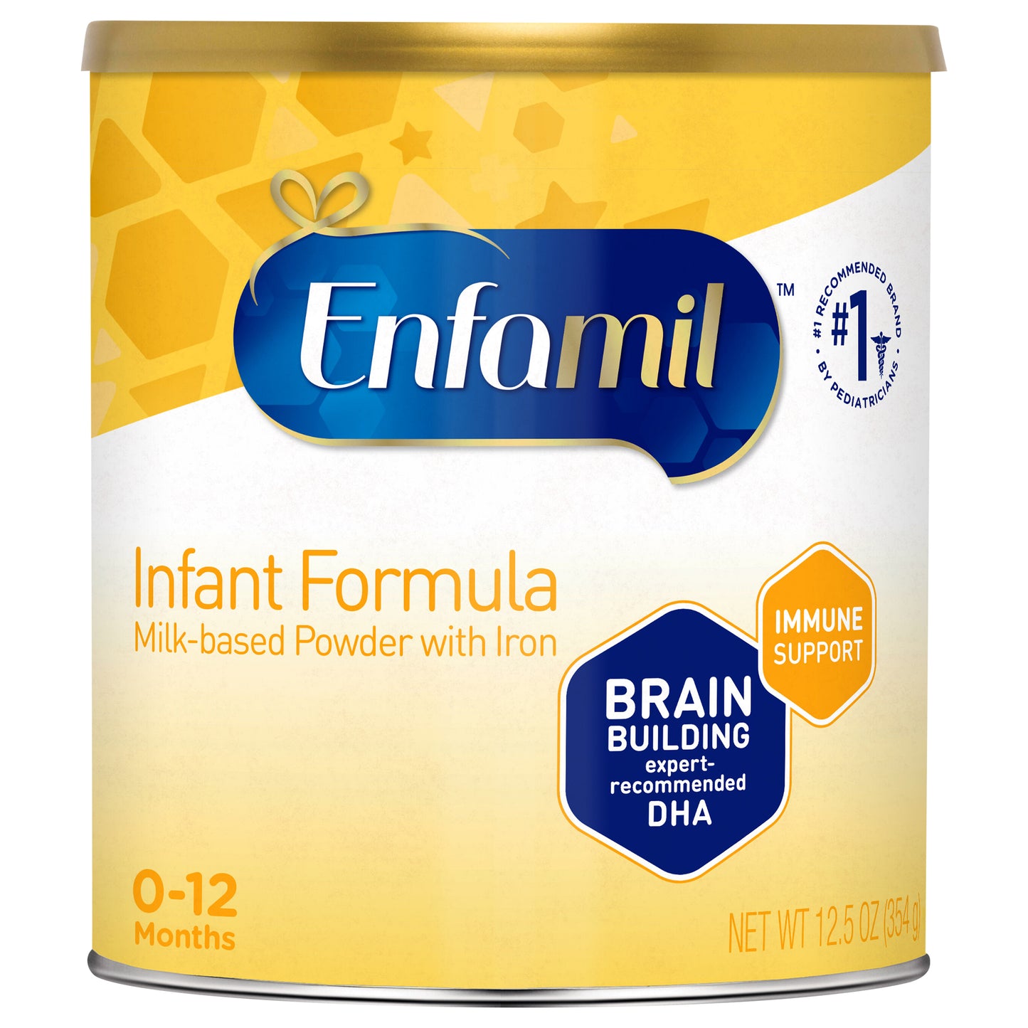 Enfamil 0-12 Months Milk-Based Powder with Iron Infant Formula Baby 12.5 oz
