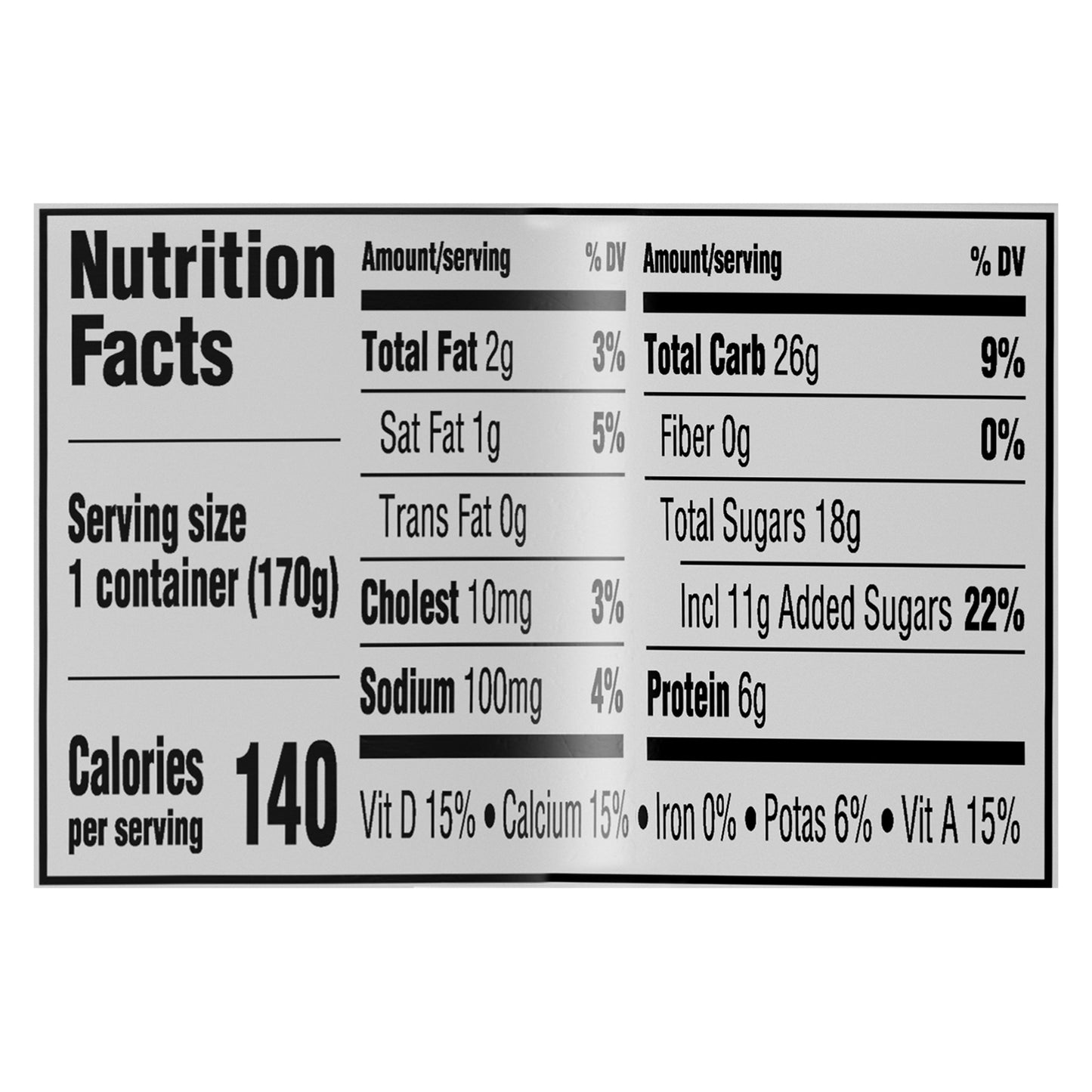 Food Club Lowfat Blended Blueberry Yogurt 6 oz
