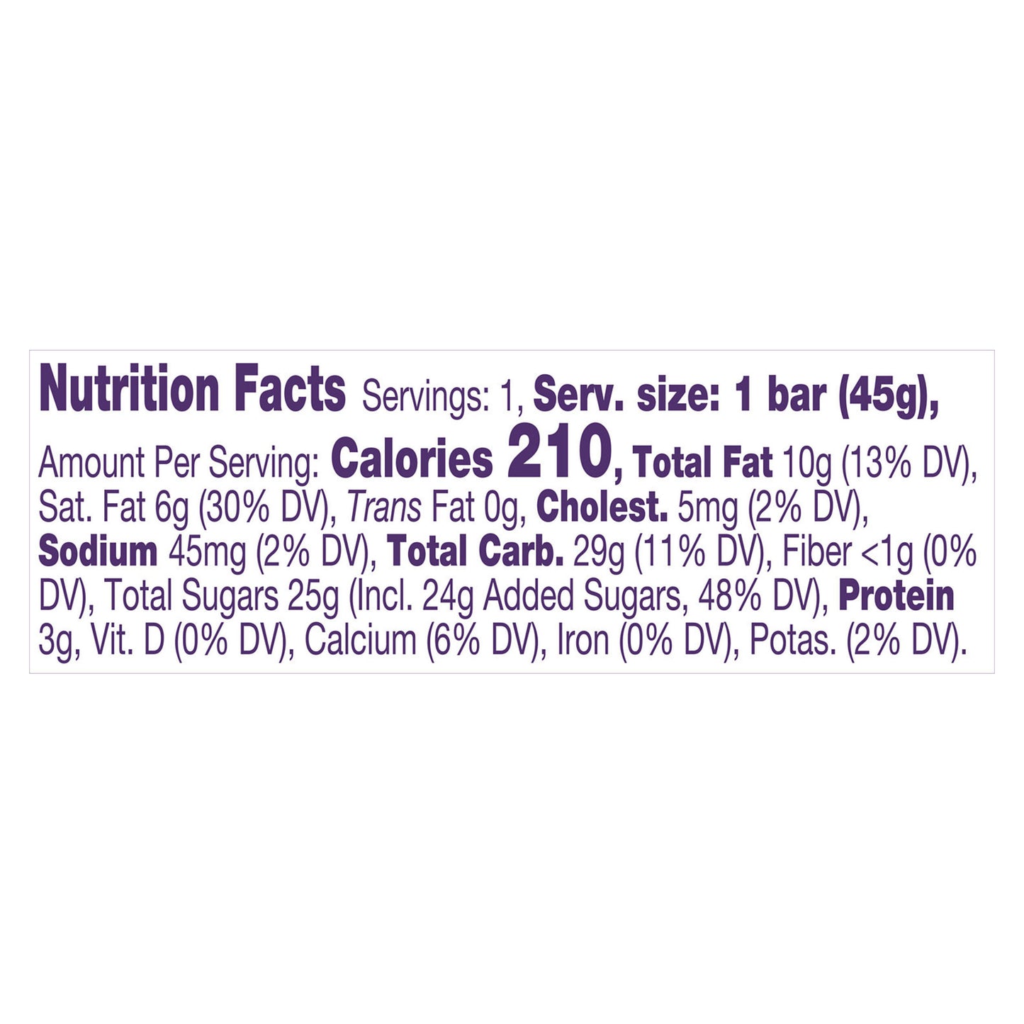 CADBURY CARAMELLO Milk Chocolate Caramel Candy Bar, 1.6 oz