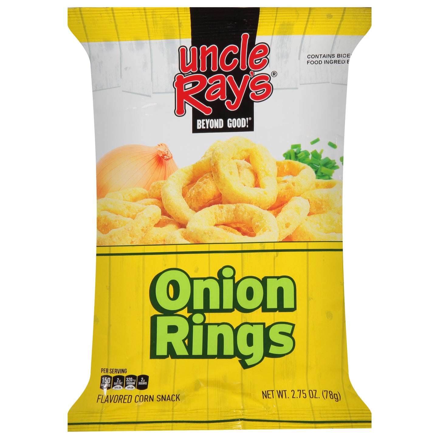 Uncle Ray's Onion Rings Flavored Corn Snack 2.75 oz