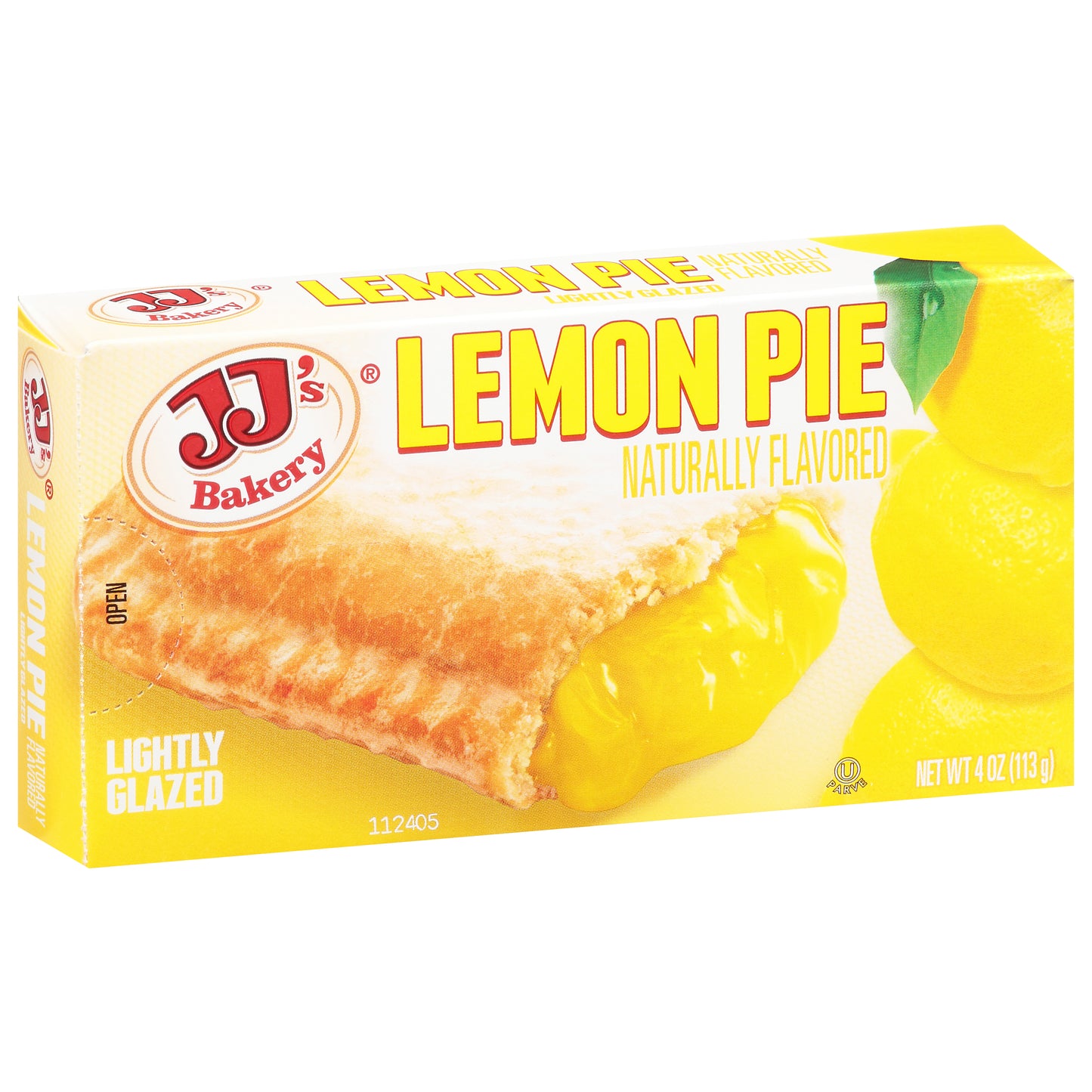 JJ's Bakery Lightly Glazed Lemon Pie 4 oz