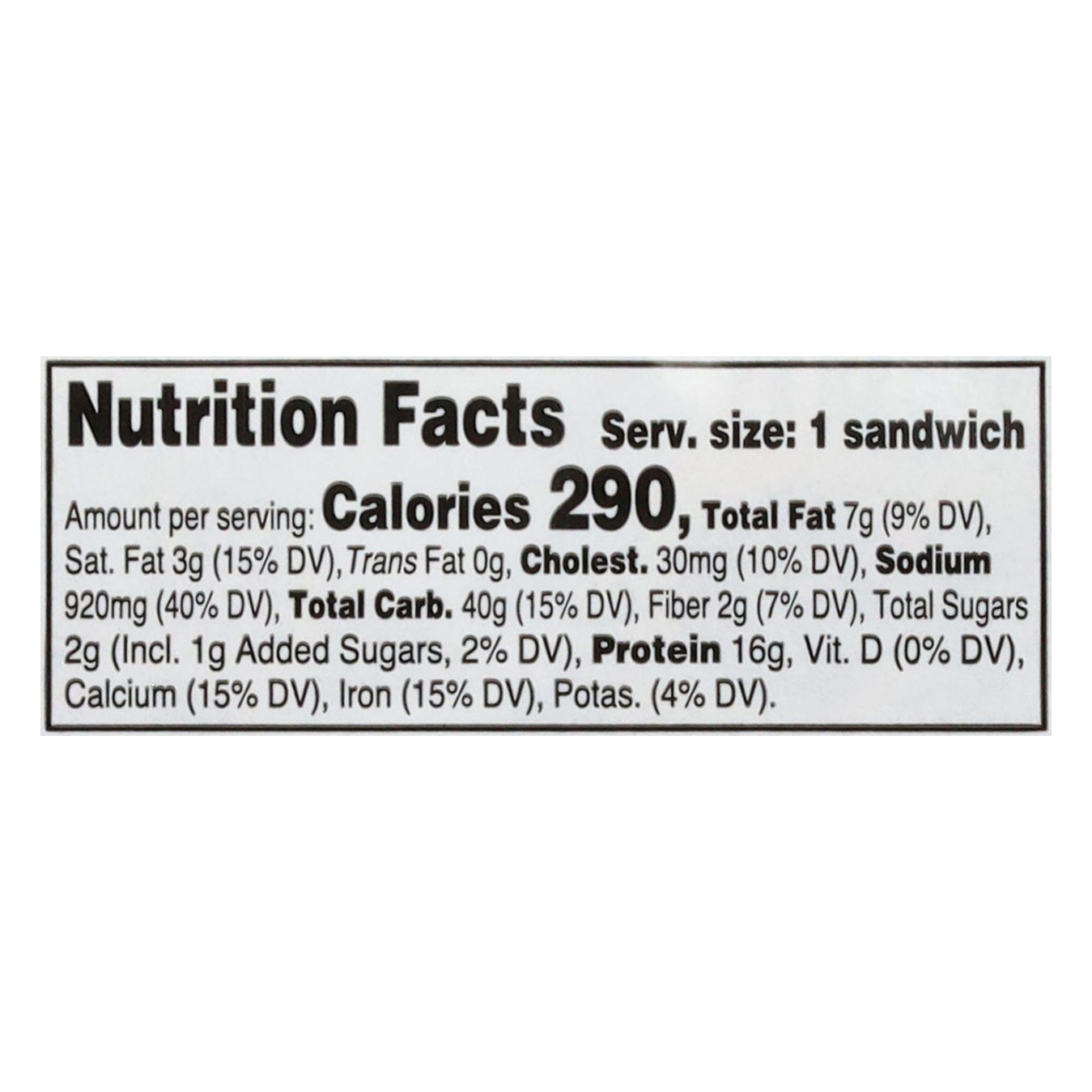 Deli Express Roast Beef & Cheese Sandwiches 4.3 oz
